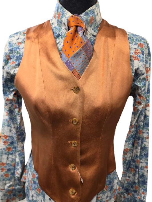 Ladies Orange Floral Set
