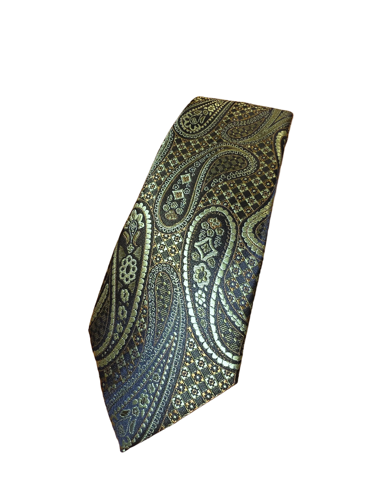 Green Paisley Tie