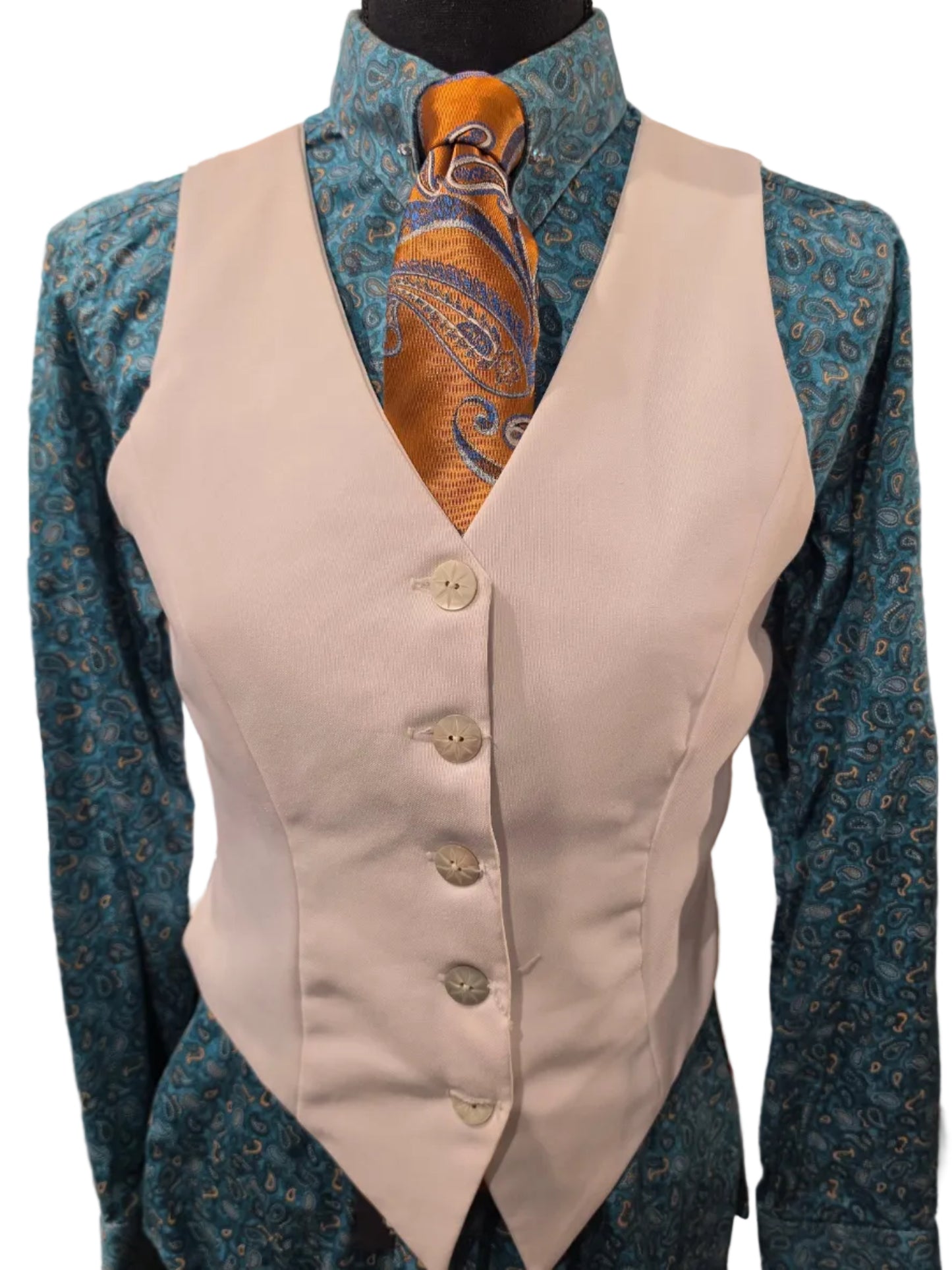 Custom, White Vest