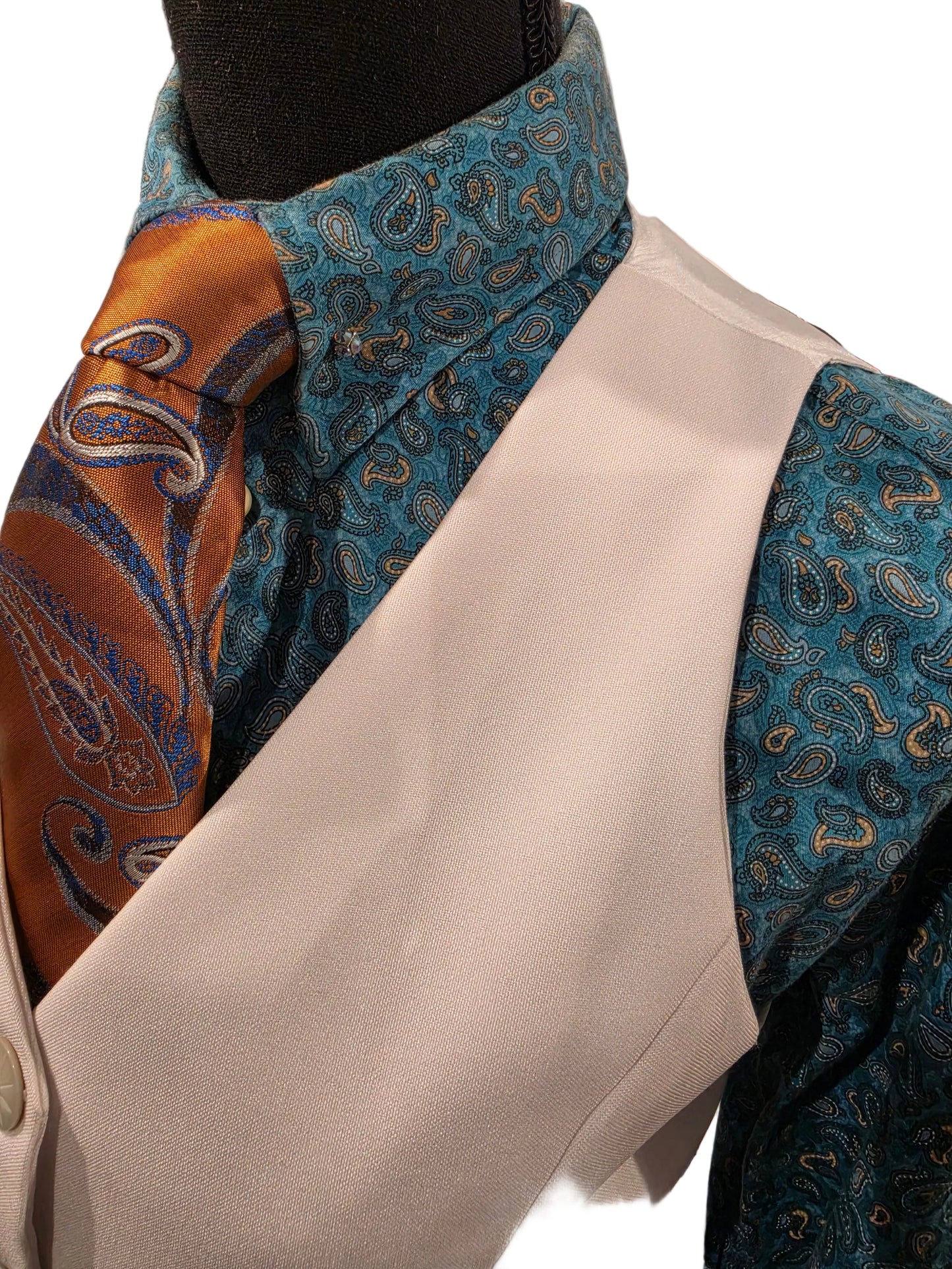 Custom, White Vest