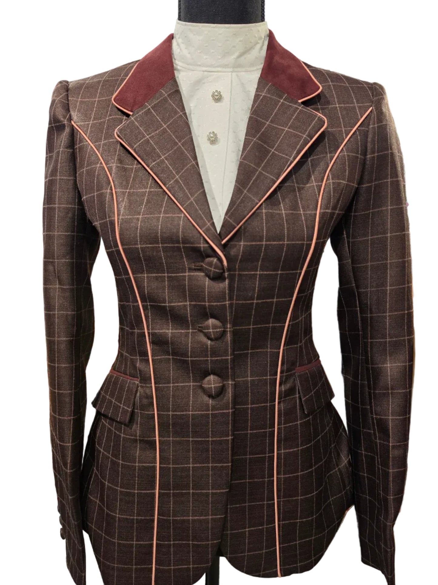New, MTC, Burgundy and Pink Hunt Coat