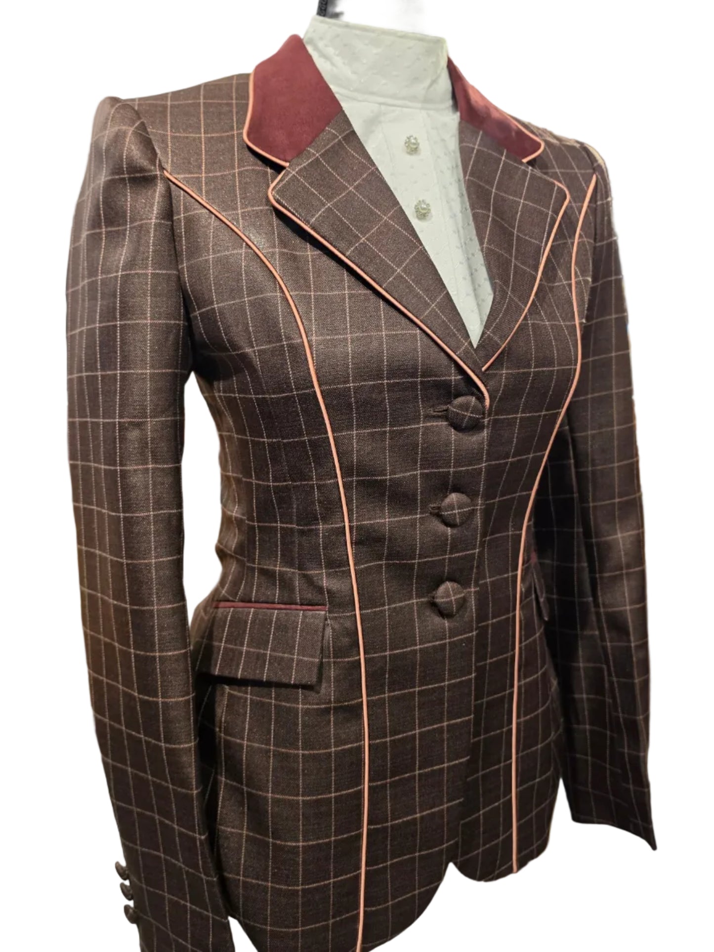 New, MTC, Burgundy and Pink Hunt Coat