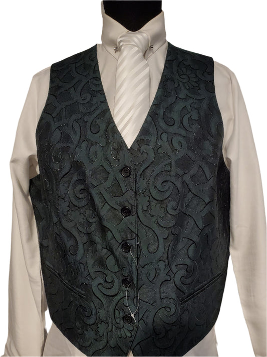 Show Season Emerald Brocade Vest