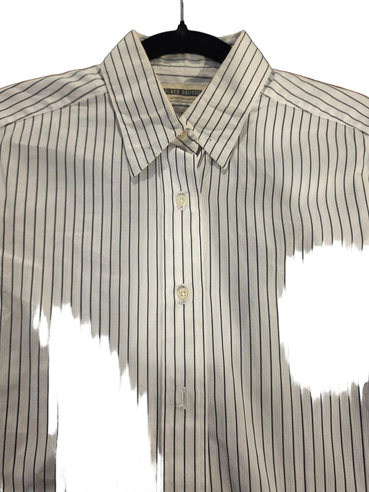 Becker Brothers, White and Black Stripe Shirt
