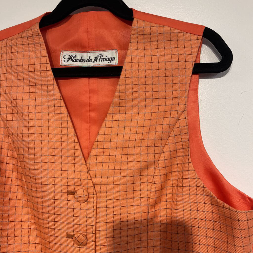 Marsha De Arriaga Orange Vest