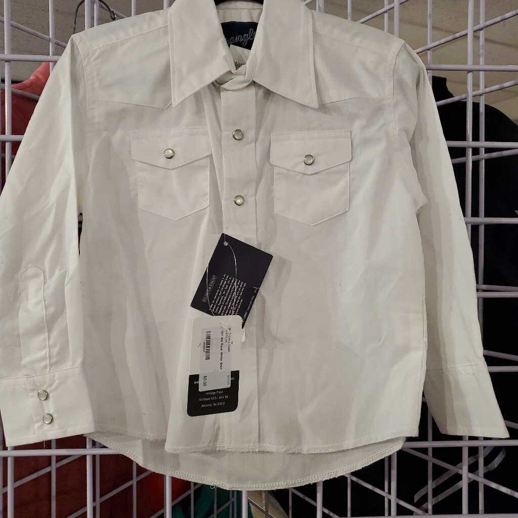 Off the Rack White Western Shirt
