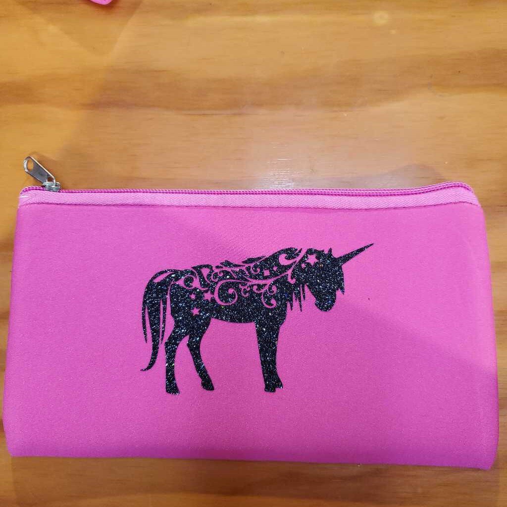 Pink Neoprene Zip Bags