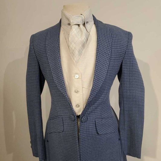 Blue Plaid Daycoat