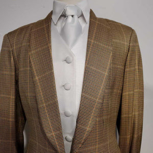 Gold Multi Color Houndstooth Daycoat