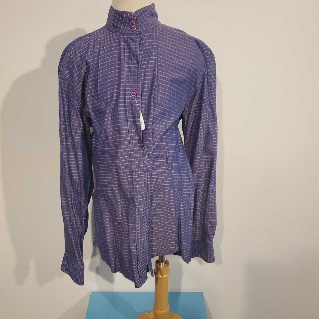 Blue with Pink Checker Hunt Shirt