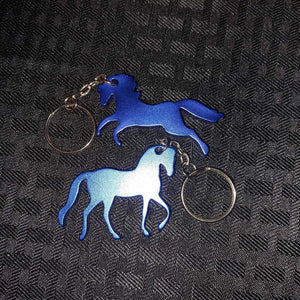 Blue Horse Keychain