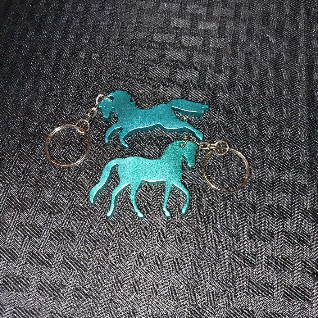 Torquoise Horse Keychain
