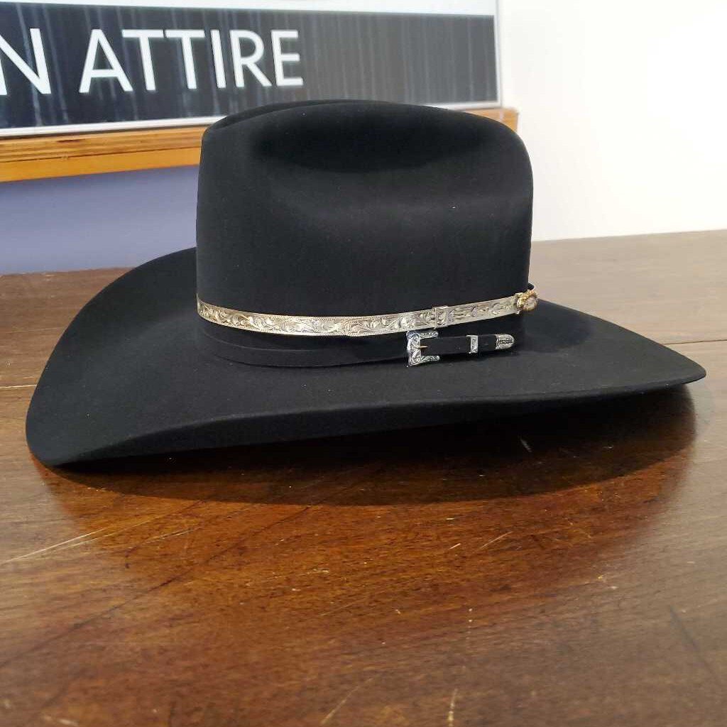 Black Western Hat 6 5/8
