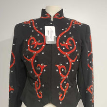 Black and Red Western Jacket with Chaps