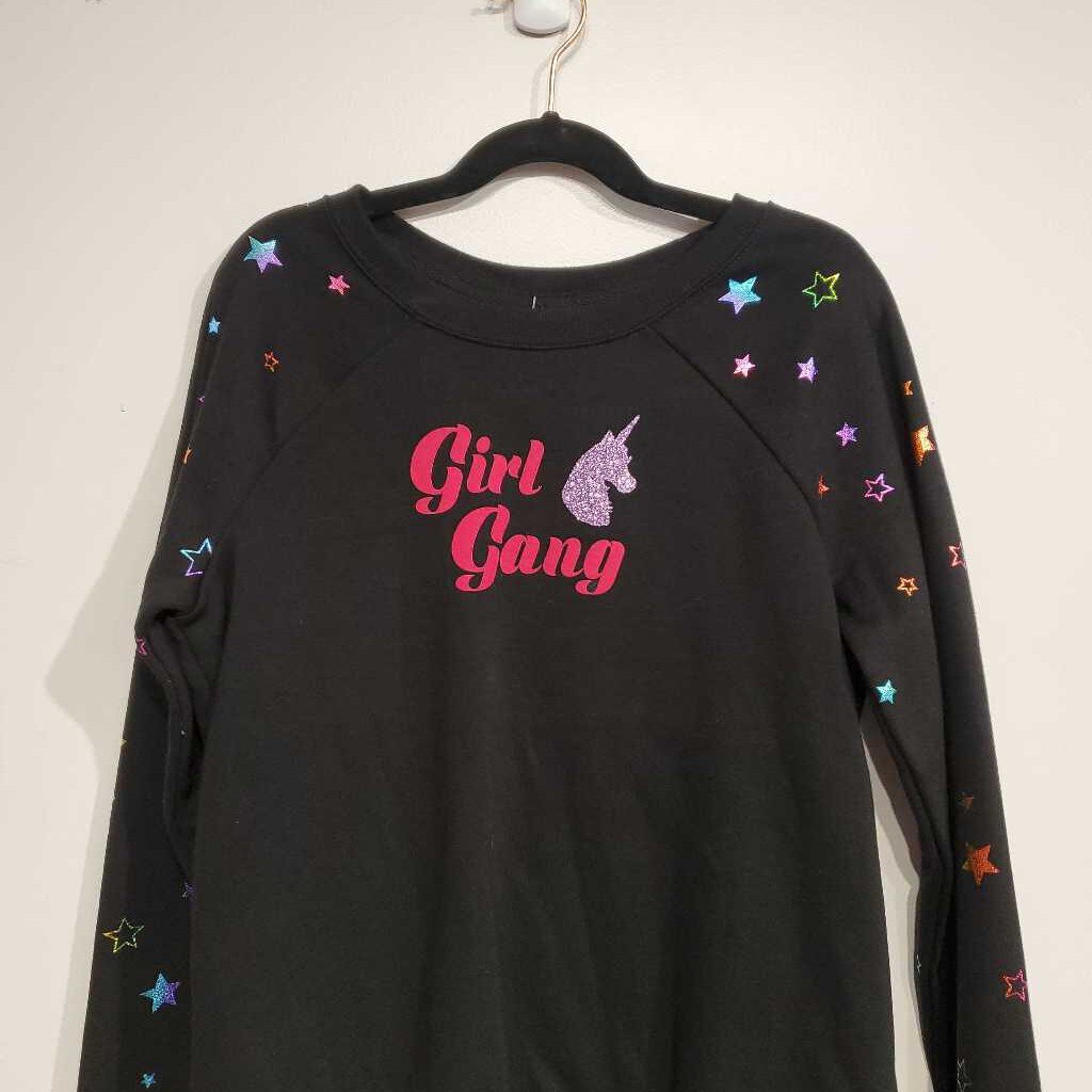 Girl Gang Black Sweatshirt Kids L