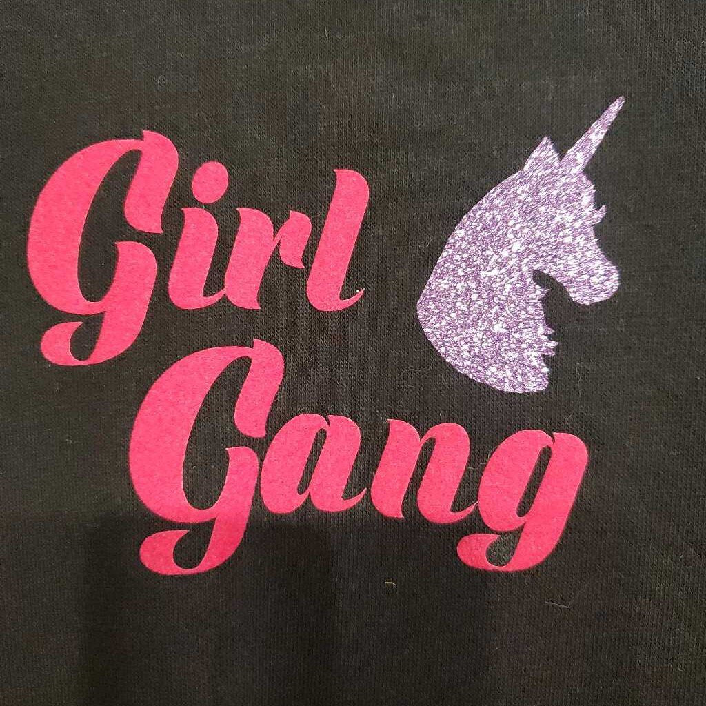 Girl Gang Black Sweatshirt Kids L