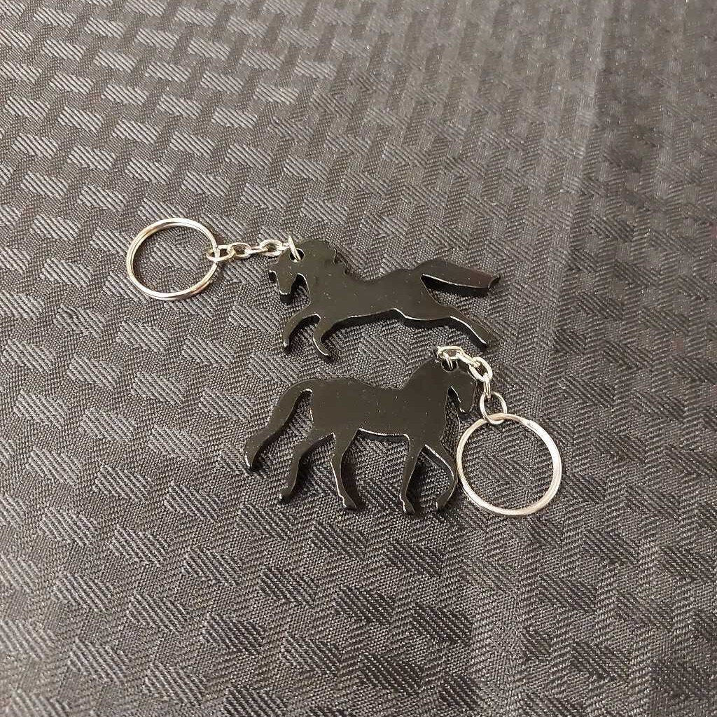 Black Horse Keychain