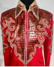 Custom Red Western Suit