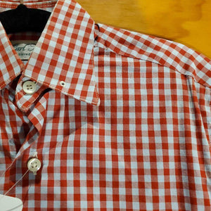 Carl Meyers Red and Blue Checkered Shirt