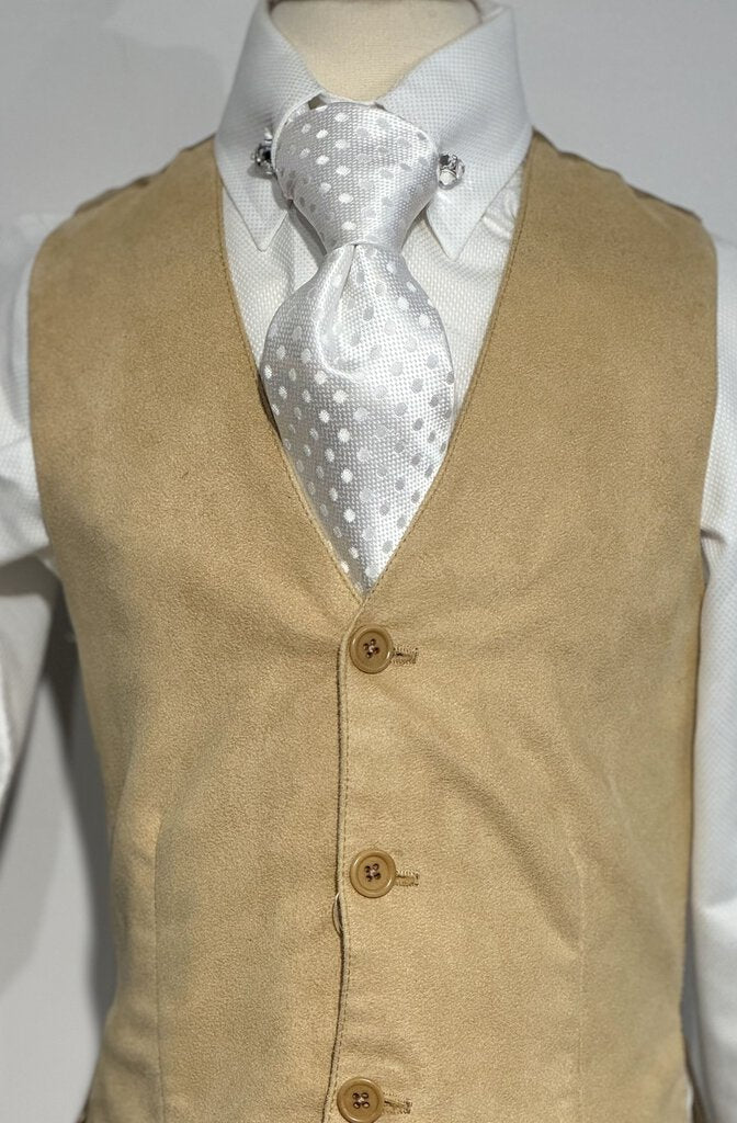 Tan Suede Vest