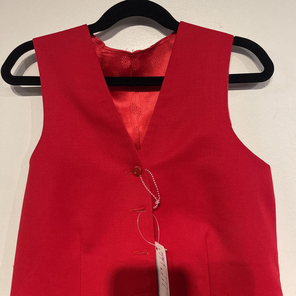 Custom Red Vest