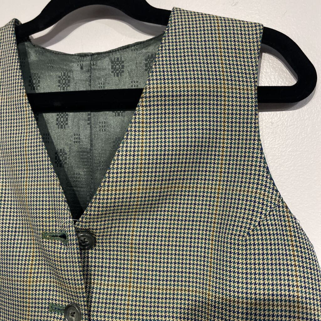 Carl Meyers Green Houndstooth Vest