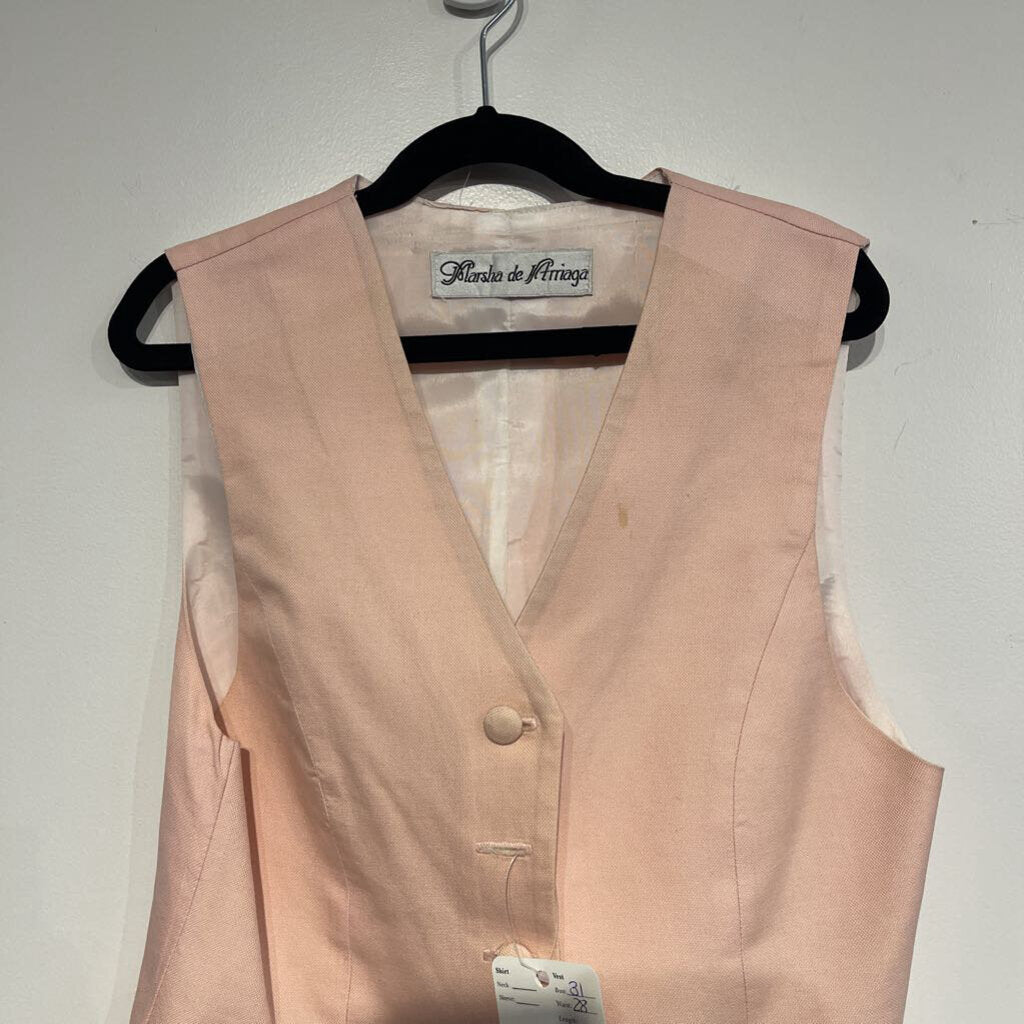 Marsha De Arriaga Light Pink Vest