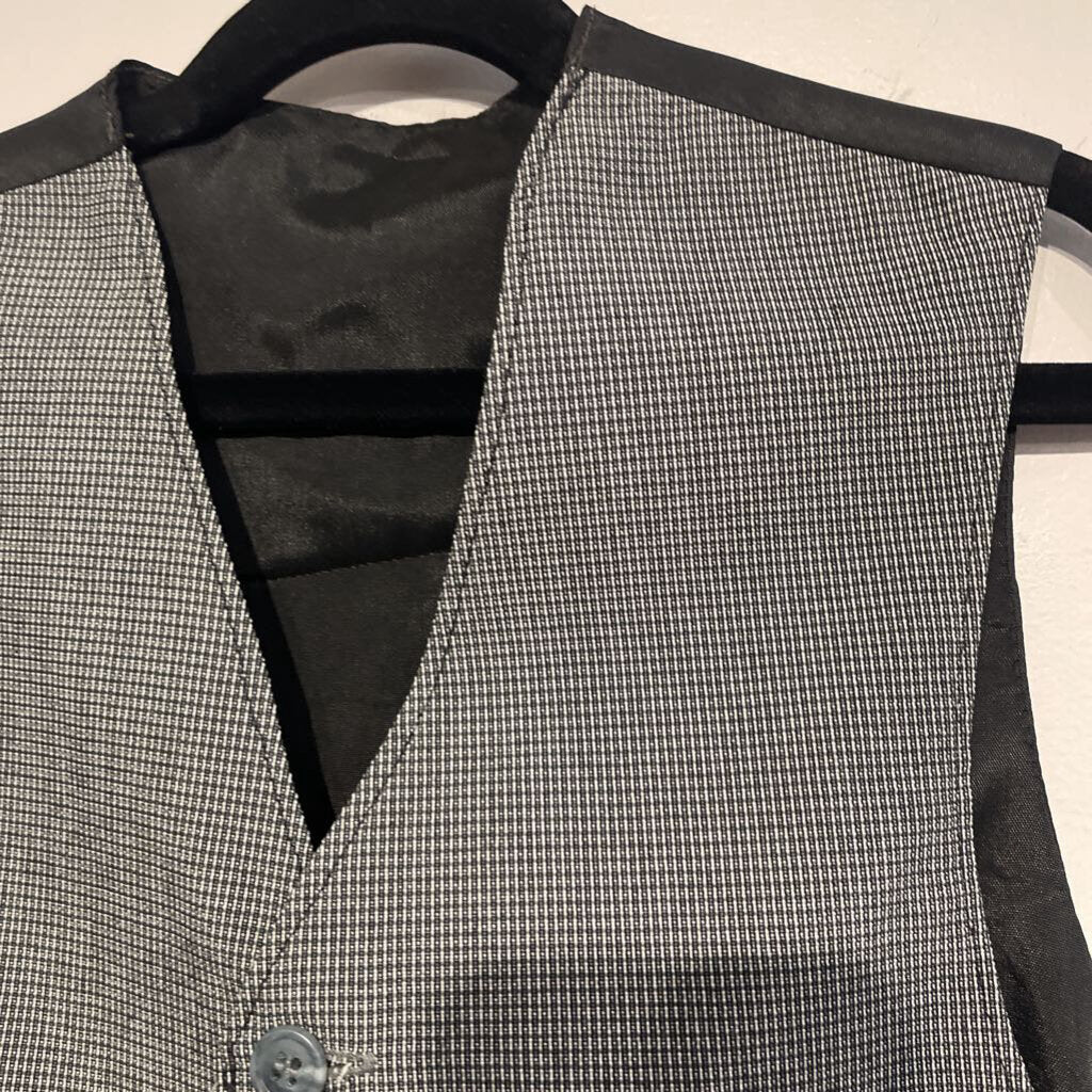 Black Houndstooth Vest