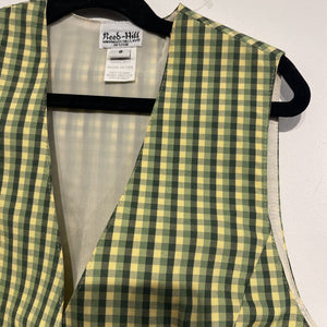 Reed Hill Green Checkered Vest