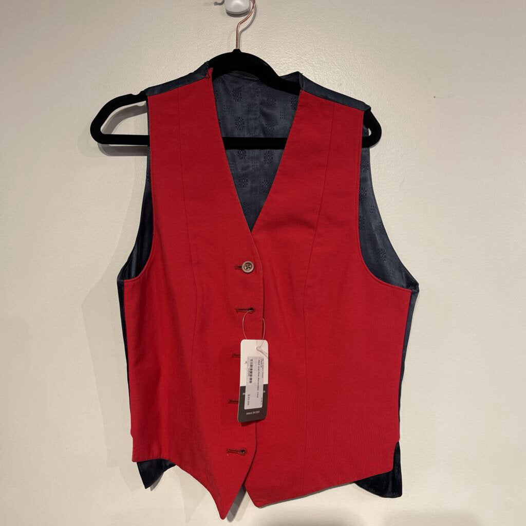 Red and Pink Reversible Vest