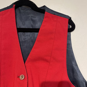 Red and Pink Reversible Vest