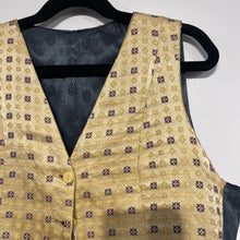 Saddleseat Connection Gold and Red Diamond Vest