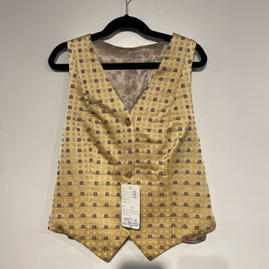 Hawkewood Gold and Red Diamond Vest