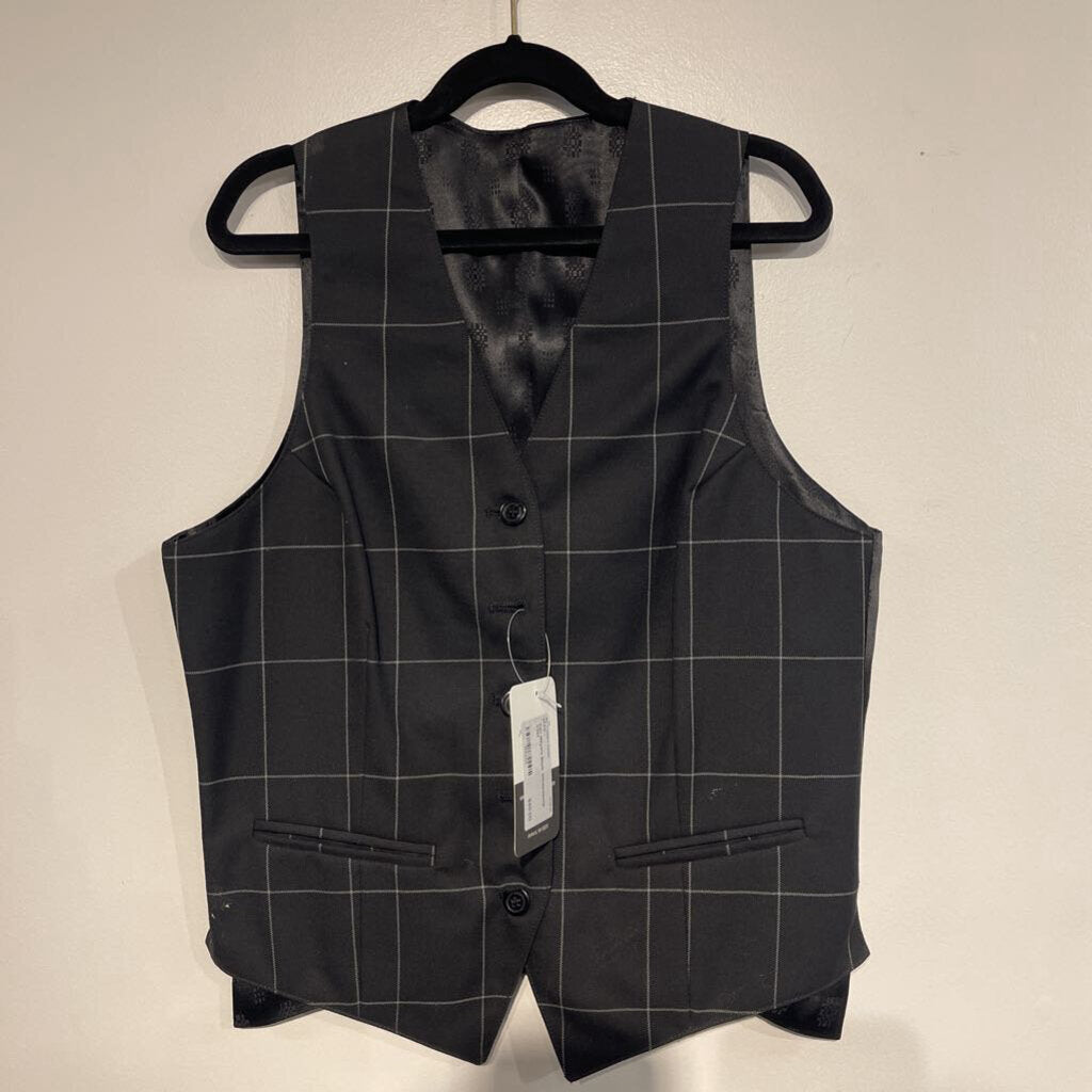 Carl Meyers Black Windowpane Vest