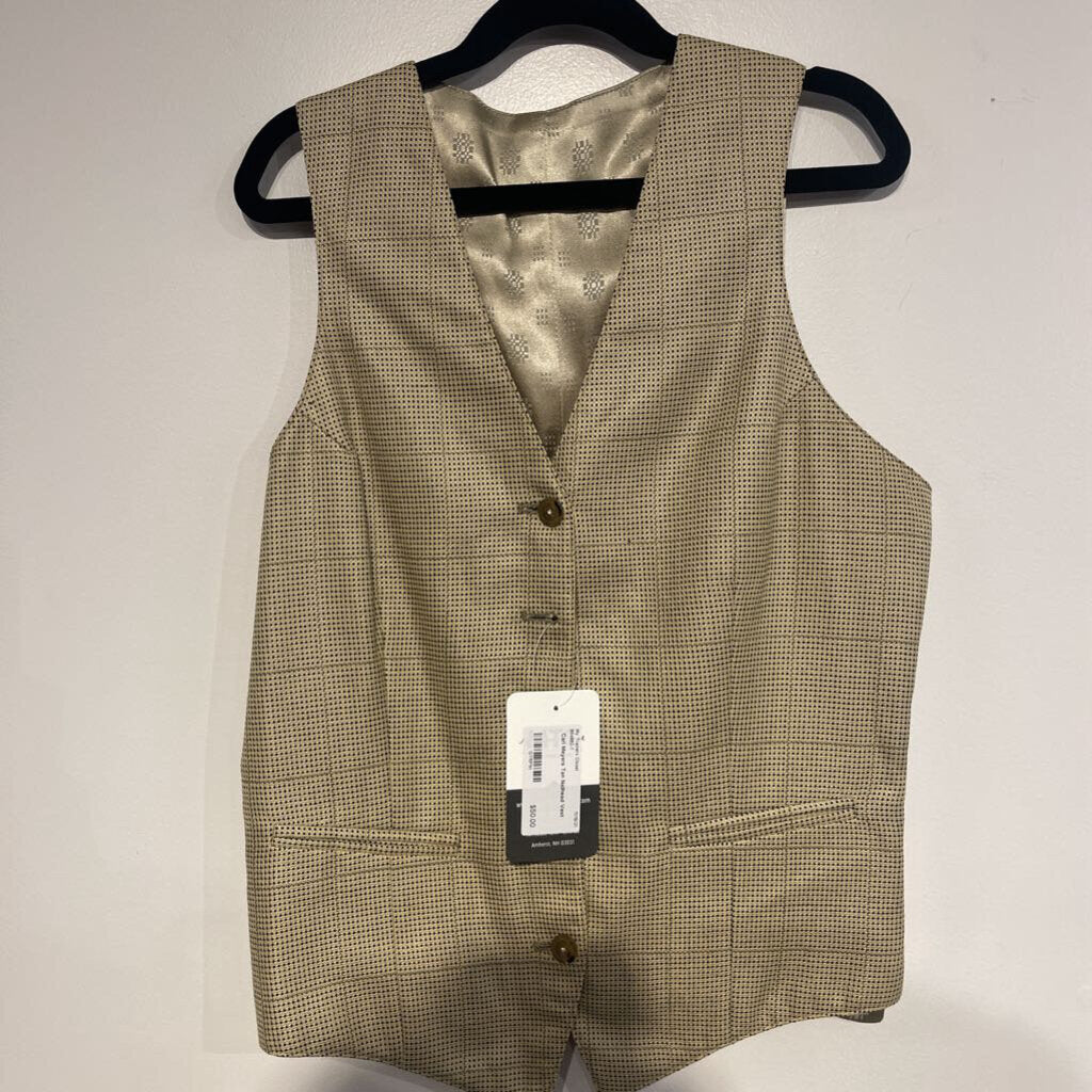 Carl Meyers Tan Nailhead Vest