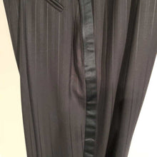 Load image into Gallery viewer, Carl Meyers Navy Striped Formal Jods with Suede(27W, 34 1/2INS)
