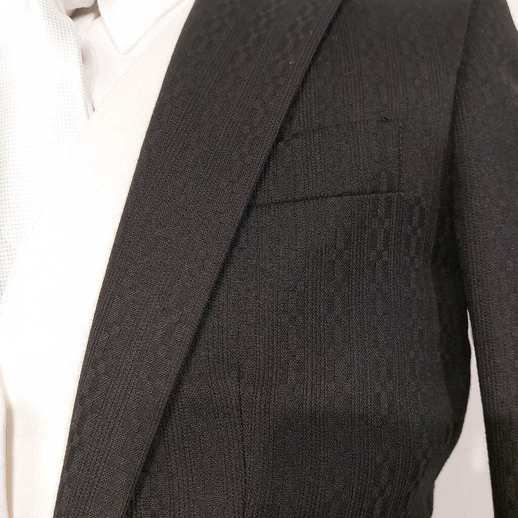 Black Pattern Boys Suit