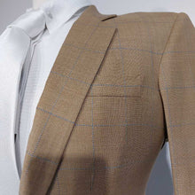 Load image into Gallery viewer, Carl Meyers Tan Windowpane Boys Suit
