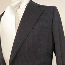 Load image into Gallery viewer, LeCheval Navy Pinstripe Boys Three Piece Suit
