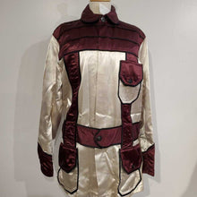 Load image into Gallery viewer, Maroon and Cream 2 Piece Road Silks
