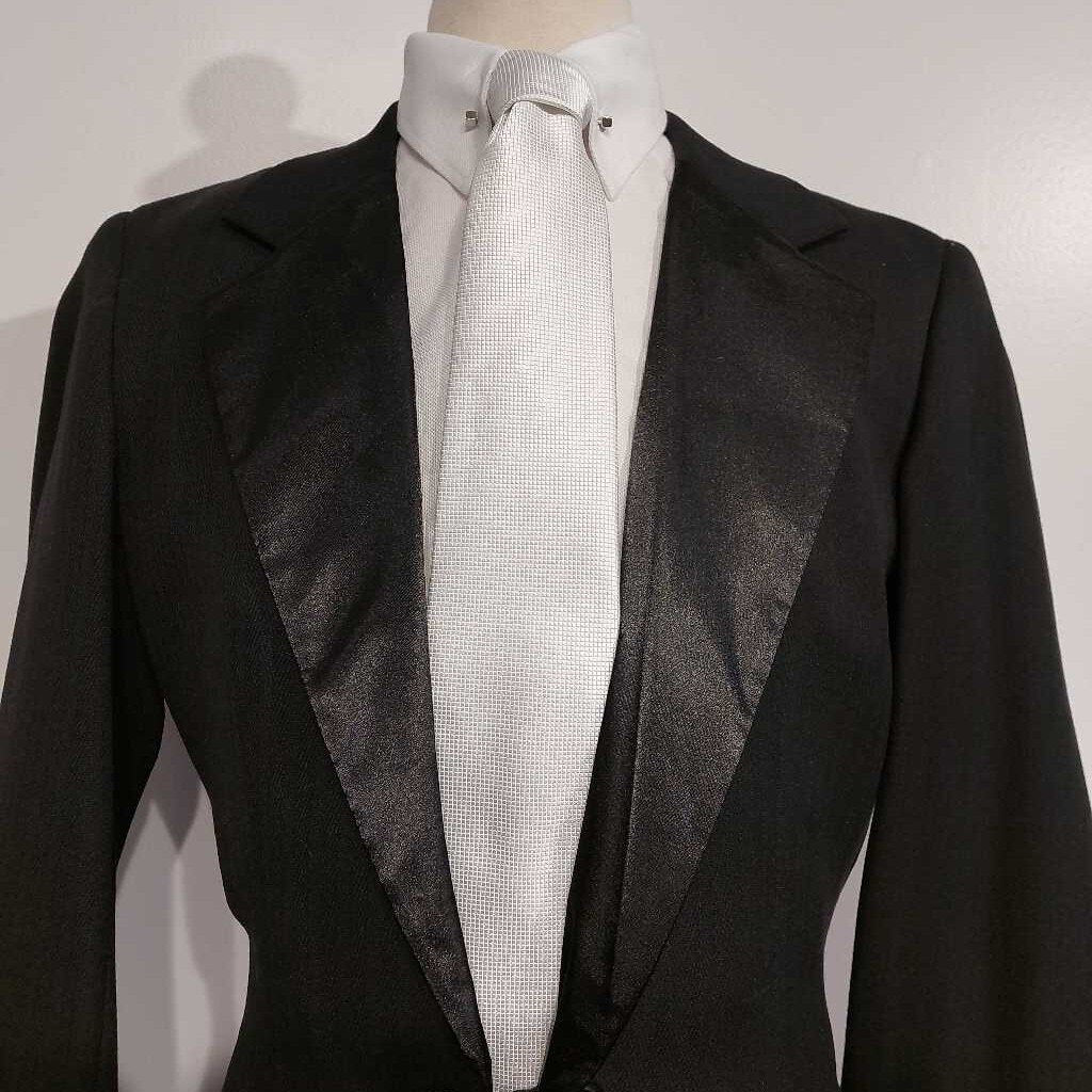 Snooty Fox Black Herringbone Boys Tux