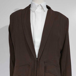 Brown Poly Mens Suit