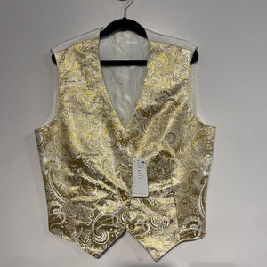 Custom Gold Paisley Vest