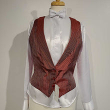 Load image into Gallery viewer, Custom Red Plaid Formal Vest
