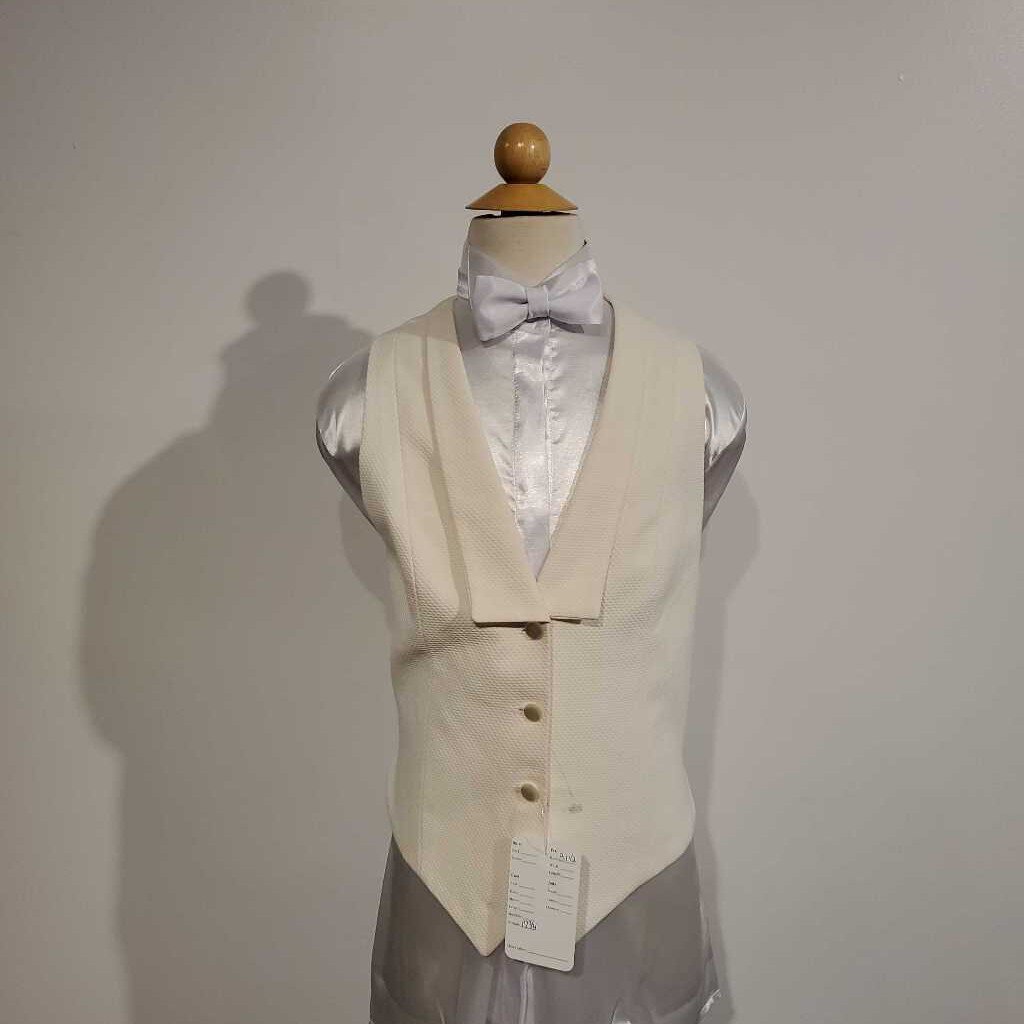 Off White Formal Pique Vest