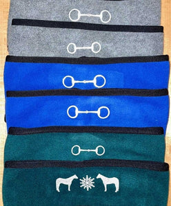 Blue and Green Winter Ear Warmers Various Designs