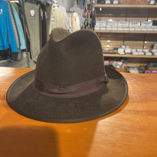 Becker Brothers Brown Snap Brim 6 7/8