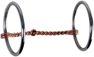 Tough1 5" Twisted Wire Ring Snaffle