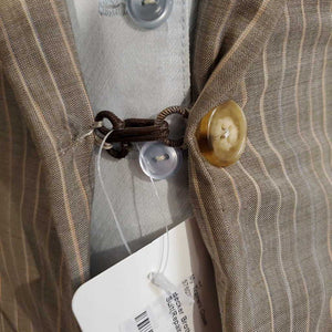 Becker Brothers Taupe Striped Suit(Repair in the Back)