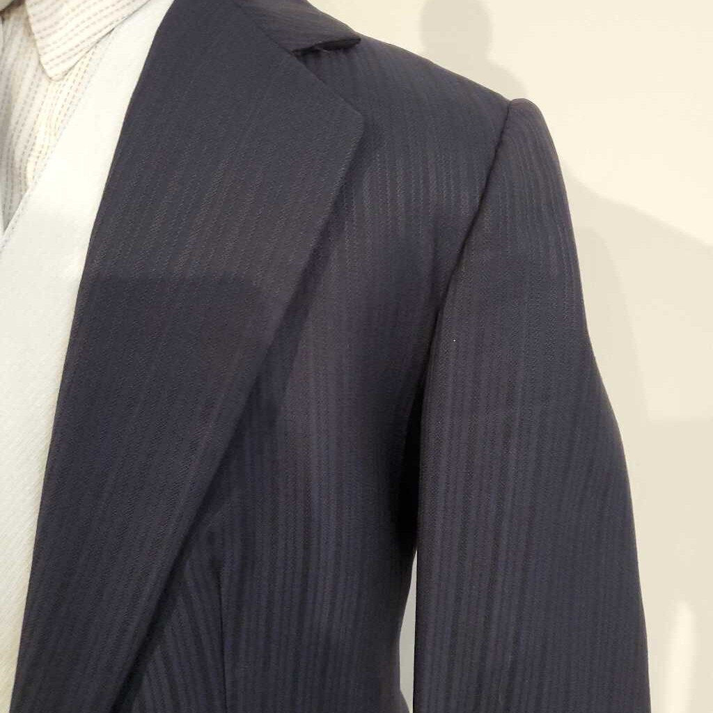 Hawkewood Navy Striped Suit